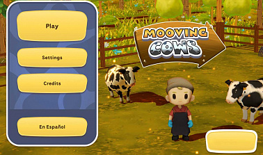 Приложение Mooving cows - новый подход к обучению передвижения коров